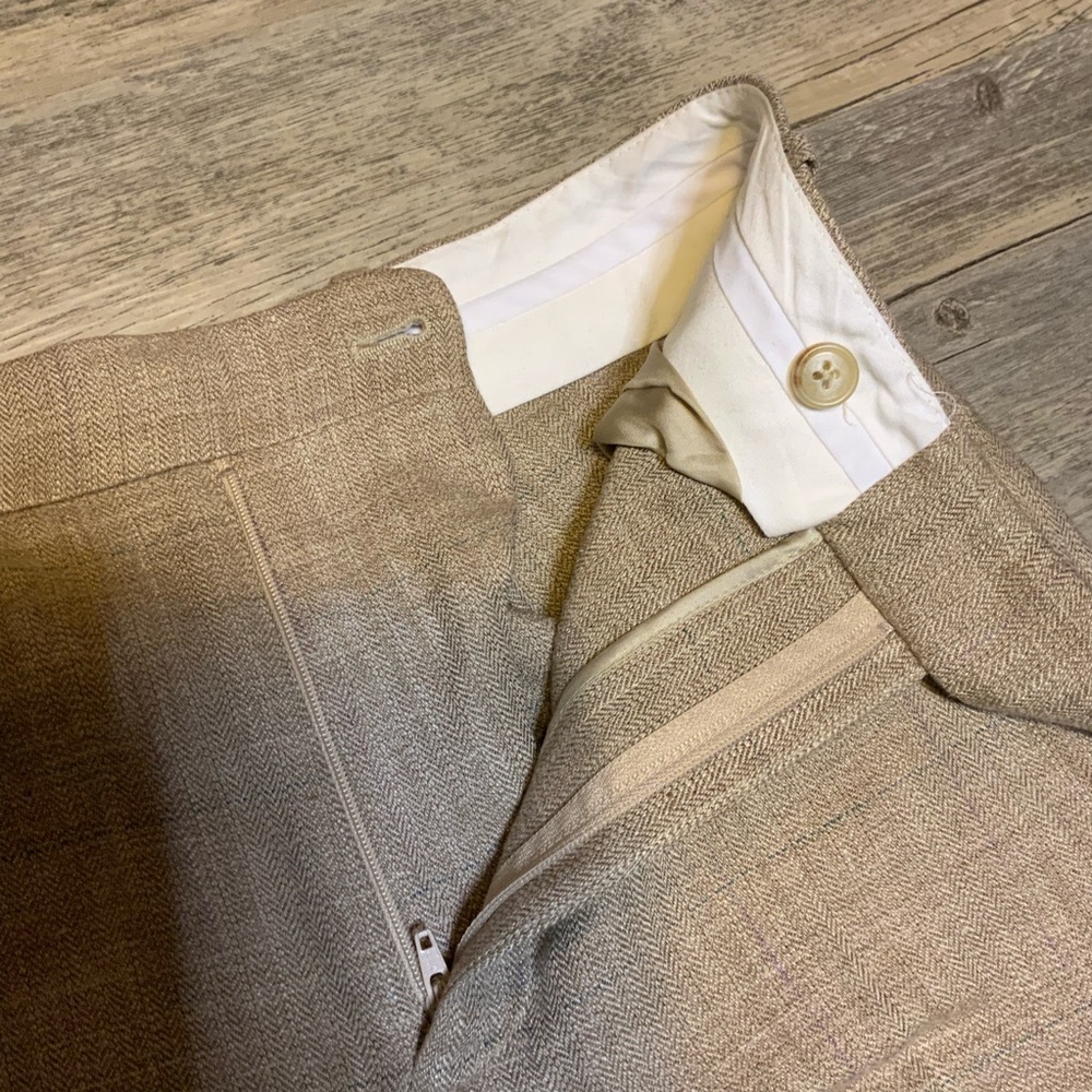 Ralph Lauren Women's Beige Wide Leg Pants - Picture 3 of 4